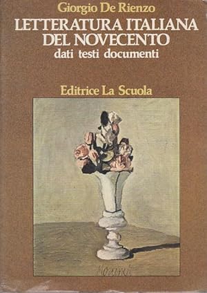 Seller image for LETTERATURA ITALIANA DEL NOVECENTO DATI TESTI DOCUMENTI for sale by Arca dei libri di Lorenzo Casi