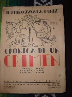 Immagine del venditore per Crnica de un crimen. venduto da Libros del cuervo