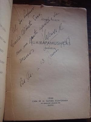 Seller image for Huairapamushcas. Novela. for sale by Libros del cuervo