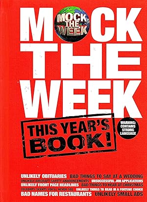 Seller image for Mock The Week : This Year's Book ! : for sale by Sapphire Books