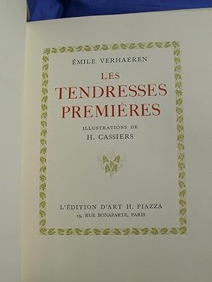 Les tendresses premieres