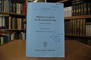 Bild des Verkufers fr Sonderdruck des Aufsatzes: "Totalitarismus und skulare Religionen - Die Anfnge der Totalitarismusdiskussion in England." Aus: Diktaturvergleich als Herausforderung. Theorie und Praxis. Schriftenreihe der Gesellschaft fr Deutschlandforschung Band 65. zum Verkauf von Gppinger Antiquariat