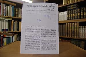 Bild des Verkufers fr Fotokopie des Aufsatzes: "Zur kirchlichen Wiedervereinigung im Rahmen der EKD." Aus: Neue Juristische Wochenschrift 45. Jahrgang Heft 16. zum Verkauf von Gppinger Antiquariat