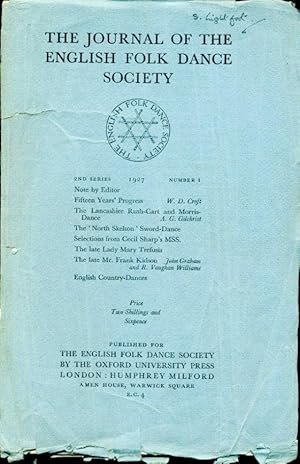 The Journal of the English Folk Dance Society : Second Series No 1 : 1927