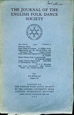 The Journal of the English Folk Dance Society : Second Series No 3 : 1930