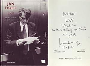 Imagen del vendedor de Jan Hoet LXV a la venta por Graphem. Kunst- und Buchantiquariat