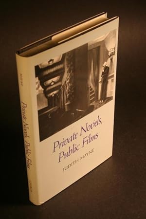 Bild des Verkufers fr Private novels, public films. zum Verkauf von Steven Wolfe Books