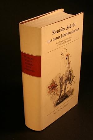 Bild des Verkufers fr Deutsche Fabeln aus neun Jahrhunderten. Mit Farbzeichnungen von Rolf Mnzner zum Verkauf von Steven Wolfe Books