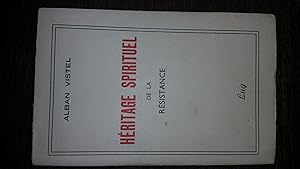 Seller image for Hritage spirituel de la rsistance for sale by AHA BOOKS