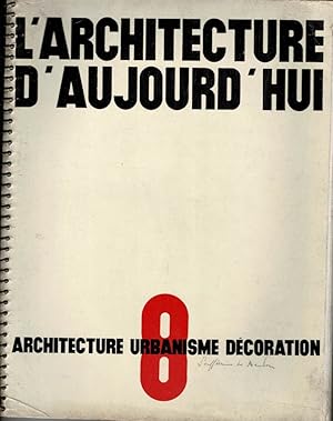 Bild des Verkufers fr Architecture Urbanisme Dcoration. 1934, nr.8. zum Verkauf von adr. van den bemt