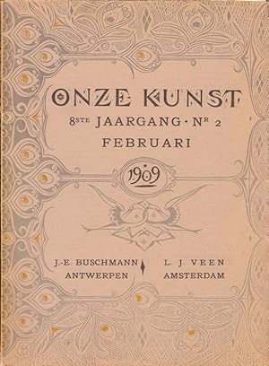 Imagen del vendedor de Onze Kunst. 8e jaargang 1909. Nrs. 2, 3, 4, 6, 8, 10, 12. a la venta por adr. van den bemt