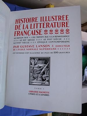 Histoire de la littérature française illustrée