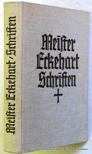 Bild des Verkufers fr Schriften. Aus dem Mittelhochdeutschen bertragen u. eingeleitet von Herman Bttner. 20. Tsd. Jena, Diederichs, ca. 1934. 2 Bl., 314 S., 1 Bl. Or.-Lwd. zum Verkauf von Jrgen Patzer