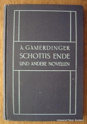 Schottis Ende und andere Novellen. Berlin u. Leipzig, Silva-Vlg., ca. 1911. 166 S., 1 Bl. Or.-Lwd.