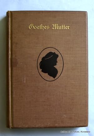 Imagen del vendedor de Goethes Mutter. Ein Lebensbild nach den Quellen. 8., verbesserte Auflage. Leipzig, Seemann, 1909. Mit 4 Tafeln auf strkerem Papier, teils gefalteten Faksimiles u. zahlreichen weiteren Abbildungen im Text u. auf Tafeln. VIII (statt XII), 358 S., 2 Bl. Illustr. Or.-Lwd.; etw. fleckig, Kapitale mit kl. Einrissen. a la venta por Jrgen Patzer