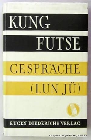 Bild des Verkufers fr Gesprche. (Lun Y). Aus dem Chinesischen verdeutscht u. erlutert von Richard Wilhelm. Herausgegeben von Herbert Nette. 17. Tsd. Dsseldorf, Diederichs, 1955. 219 S., 1 Bl. Or.-Lwd. mit Schutzumschlag. zum Verkauf von Jrgen Patzer