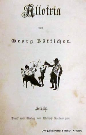Imagen del vendedor de Leipzig, Reclam, ca. 1890-1900. Kl.-8vo. Schlichter Hlwd.d.Zt. mit Papierrckenschild. a la venta por Jrgen Patzer
