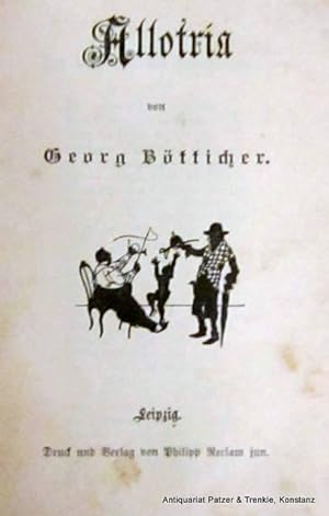 Immagine del venditore per Leipzig, Reclam, ca. 1890-1900. Kl.-8vo. Schlichter Hlwd.d.Zt. mit Papierrckenschild. venduto da Jrgen Patzer