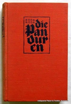 Bild des Verkufers fr Die Panduren. Roman einer Landschaft. Leipzig u. Wien, Tal, 1935. Or.-Lwd; Rcken gering verblasst u. leicht stockfleckig. zum Verkauf von Jrgen Patzer