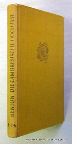 Seller image for Die cambresische Hochzeit. Roman. Hamburg, Claassen, 1950. 193 S., 1 Bl. Or.-Lwd.; Kapitale beschabt. for sale by Jrgen Patzer