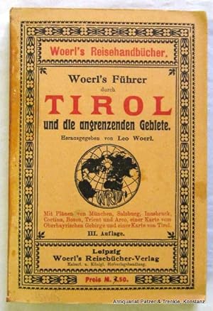 3. Auflage. Leipzig (1914). Kl.-8vo. Mit 10 (9 gefalteten) Karten u. Plänen. 306 S., 2 Bl. Or.-Um...