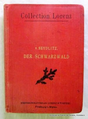 Imagen del vendedor de Der Schwarzwald, Bergstrasse, Neckarthal, der Hegau bis zum Bodensee, der Kaiserstuhl u. Strassburg. 9. Aufl., neu bearbeitet von Ernst Bader. Freiburg, Lorenz & Waetzel, 1900. Mit 1 mehrfach gefalteten farbigen lithographischen bersichtskarte, 10 teils gefalteten Karten, 1 gefalteten Alpenpanorama vom Feldberg, 3 Stadtplnen u. einigen Abbildungen. XVI, 288 S. u. 120 S. Anzeigenanhang, tlw. mit Illustrationen. Or.-Lwd.; etw. fleckig, unt. Kapital etw. eingerissen. (Collection Lorenz). a la venta por Jrgen Patzer