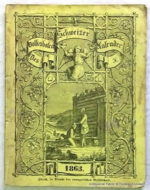 21. Jahrgang. Basel, Schneider, (1862). Mit Holzschnitt-Illustrationen. 78 S., 1 Bl. Illustrierte...