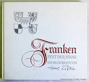 Seller image for Franken. Fest der Sinne. Ein Bilderbuch. Text von Jakob Lehmann. Bamberg, Arge Liska-Bcher, 1980. Kl.-4to. Durchgngig mit teils farbigen Illustrationen. Ohne Seitenzhlung (54 Bl.). Or.-Lwd.; gering fleckig. for sale by Jrgen Patzer