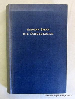 Seller image for Die Schuldlosen. Roman in elf Erzhlungen. Zrich, Rhein-Verlag, 1950. 2 Bl., 400 S., 1 Bl. Or.-Lwd.; Rcken verblasst u. schiefgelesen, Vorderdeckel mit schwachem Lichtrand. - WG 11. - Erste Ausgabe. for sale by Jrgen Patzer