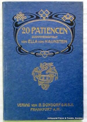 Image du vendeur pour 20 Patiencen. Frankfurt, Dondorf, ca. 1900. Mit 13 ganzseitigen farbigen Abbildungen. 43 S. Or.-Pp. mit Jugendstil-Ornament. mis en vente par Jrgen Patzer