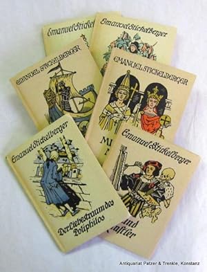 Historische Miniaturen. - Novellen. Je 3 Bände. Aarau, Sauerländer, ca. 1944. Kl.-8vo. Illustrier...