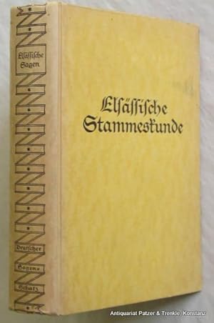 Elsässische Stammeskunde. Jena, Diederichs, 1944. Mit 16 Abbildungen. 378 (statt 380) S., 2 Bl. O...