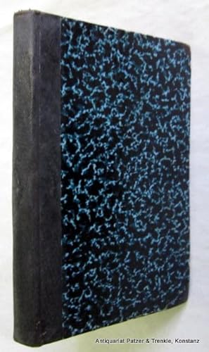 Seller image for Erster Teil: Fr die Mittelstufe. Neue Ausgabe von 1884. Stuttgart, DVA, 1885. Titel, 176 S. Schlichter Hldr.d.Zt. for sale by Jrgen Patzer