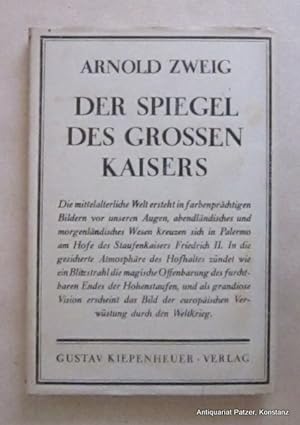 Der Spiegel des großen Kaisers. Potsdam, Kiepenheuer, 1926. Kl.-8vo. 128 S., 2 Bl. Blauer Orig.-S...