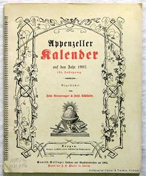 Bild des Verkufers fr 181. Jahrgang. Trogen (1901). Mit kl. "Wandkalender" u. zahlreichen Illustrationen. Ohne Seitenzhlung. Or.-Umschlag. zum Verkauf von Jrgen Patzer