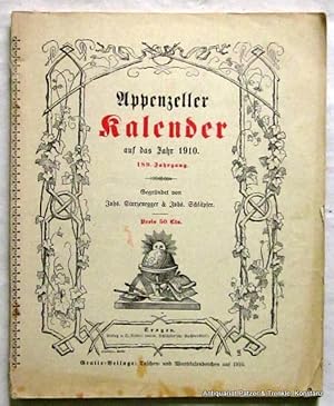 Bild des Verkufers fr 189. Jahrgang. Trogen (1909). Mit Illustrationen. Ohne Seitenzhlung. Or.-Umschlag mit Globus-Vignette; etwas braunfleckig. zum Verkauf von Jrgen Patzer