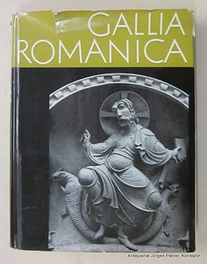 Bild des Verkufers fr Gallia Romanica. Die hohe Kunst der romanischen Epoche in Frankreich. Vorwort von Marcel Aubert. 2., neu bearbeitete Auflage. Wien, Schroll, 1962. Fol. Mit Kartenskizzen u. 271 teils ganzseitigen fotografischen Abbildungen. 322 S., 1 Bl. Or.-Lwd.; minimal angestaubt, Kopfschnitt etw. stockfleckig, Schutzumschlag mit Gebrauchsspuren (Einrisse) liegt bei. zum Verkauf von Jrgen Patzer