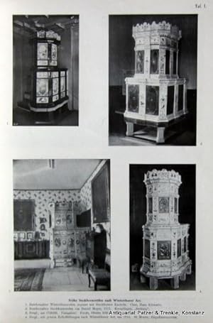 Bemalte Steckborner Keramik des 18. Jahrhunderts. Zürich 1932. Fol. Mit 20 Tafeln mit fotografisc...