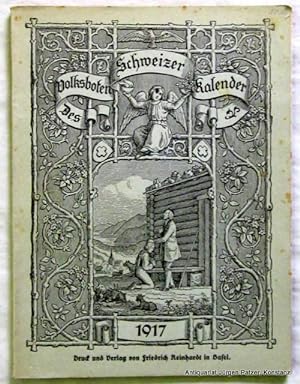 75. Jahrgang. Basel, Reinhardt, (1916). Mit zahlreichen Illustrationen. 91 S., 6 Bl. Illustrierte...