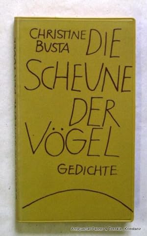 Bild des Verkufers fr Die Scheune der Vgel. Gedichte. Salzburg, Otto Mller, 1958. 128 S. Or.-Kunststoffeinband. zum Verkauf von Jrgen Patzer