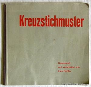 Kreuzstichmuster. Chur, Bischofberger, 1970. 4to. 2 Bl. u. 30 (3 Doppeltafeln) ganzseitige Vorlag...