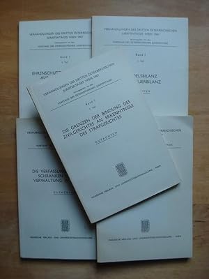 Verhandlungen des Dritten Österreichischen Juristentages Wien 1967 - Gutachten - Band I, 1. bis 5...