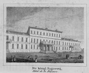Regierungsgebäude " Die königl. Regierung ".
