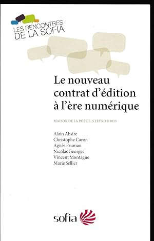 Le nouveau contrat d'édition à l'ère numérique