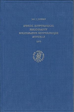 Seller image for Annual Egyptological Bibliography/Bibliographie Egytologique Annuelle 1972 for sale by Turn-The-Page Books