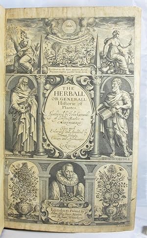 Seller image for Herball or Generall Historie of Plantes for sale by Joseph J. Felcone Inc., ABAA