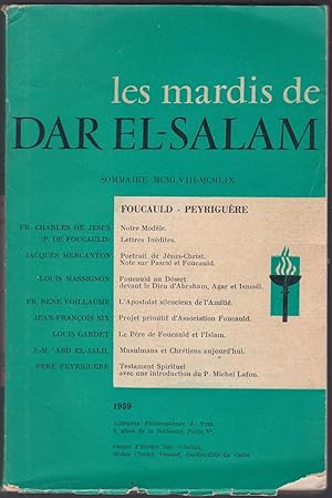 Les mardis de Dar El-Salam. Numero thématique Foucauld-Peyriguere