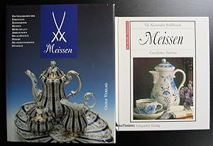 1) Meissen. Geschirre, Service (Battenberg Antiquitäten-Katalog) UND 2) Meissen. Geschichten zur ...