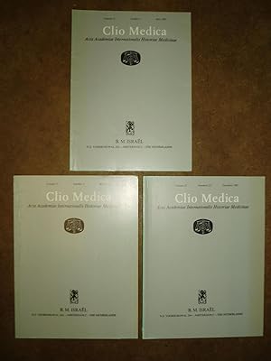 Clio Medica. Acta Academiae Internationalis Historiae Medicinae, Vol. 17, nr. 1 - 2/3 - 4 [ May 1...