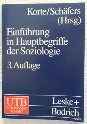 Seller image for Einfhrung in Hauptbegriffe der Soziologie. for sale by Antiquariat Gntheroth